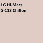 LG Hi-Macs S-113 Chiffon